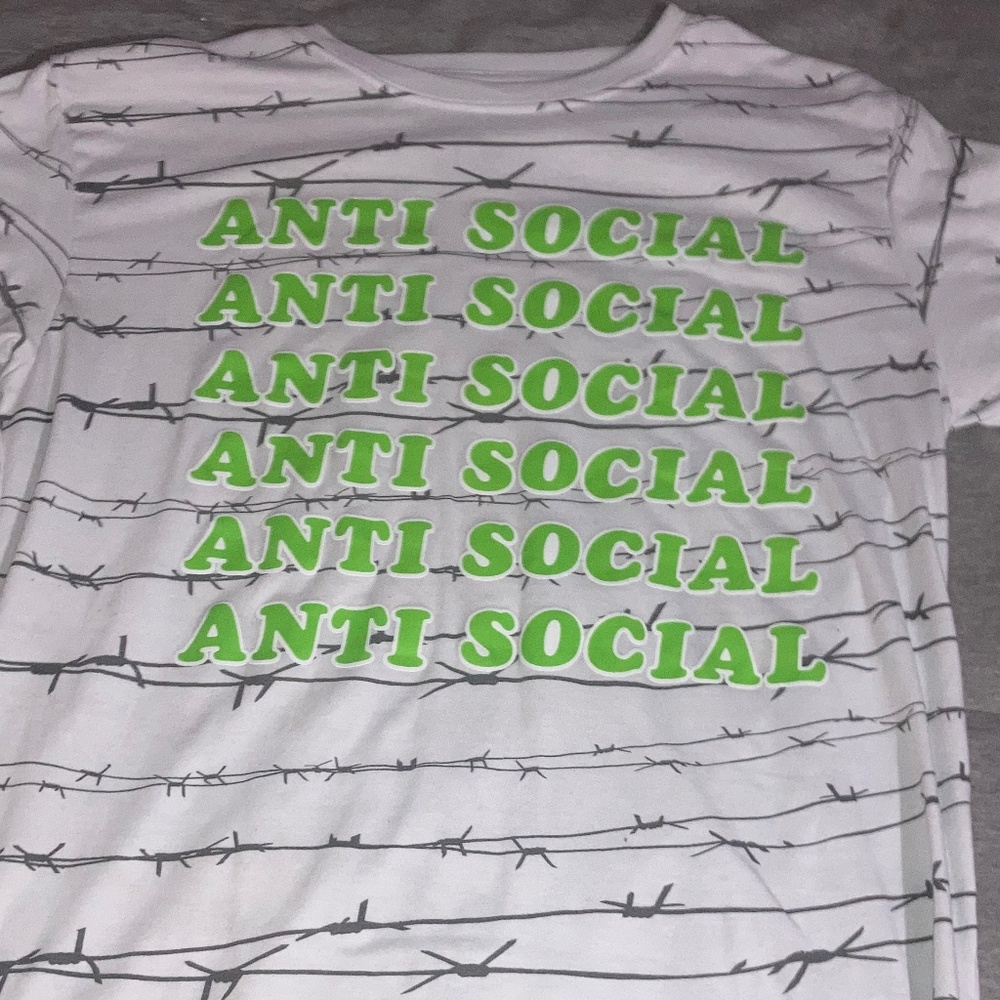 fashion antisocial shirt
